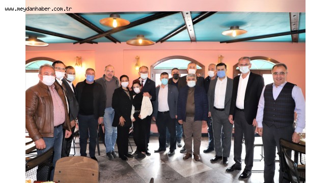 Başkan Çetin Akın ve Başkan Yardımcıları Oda Başkanlarıyla Buluştu