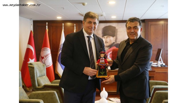 Başkan Faruk Demir'den Tugay'a dostluk ziyareti