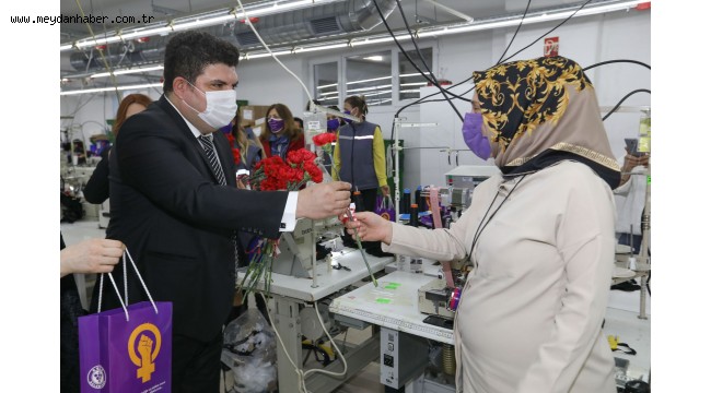 Başkan Kılıç'tan Buca'nın emekçi kadınlarına 8 Mart ziyareti