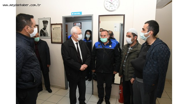 Başkan Selvitopu'dan zabıtaya geçmiş olsun ziyareti