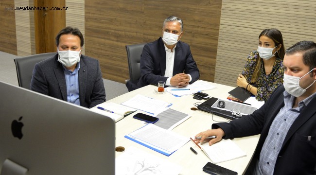 Başkan Uysal, çalıştaya online bağlandı