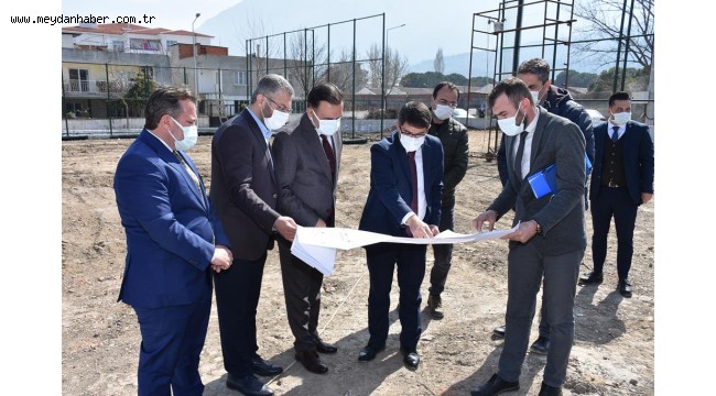 BAYBATUR VE BAŞKAN ÇELİK, AMATÖRE CAN SUYU VERECEK TESİSİ İNCELEDİ