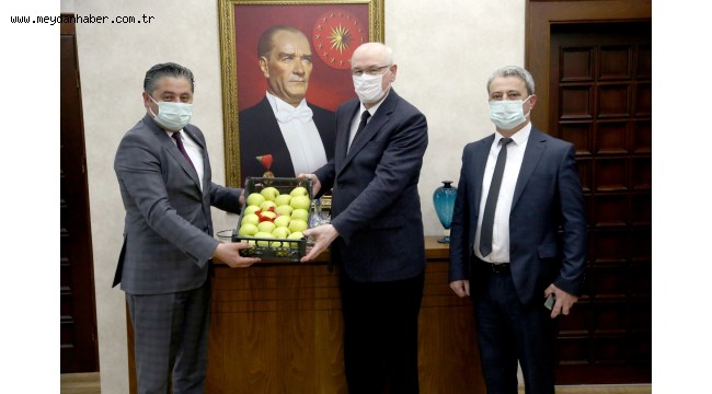 Bayramiç Belediye Başkanı Başkan Kurt'u ziyaret etti