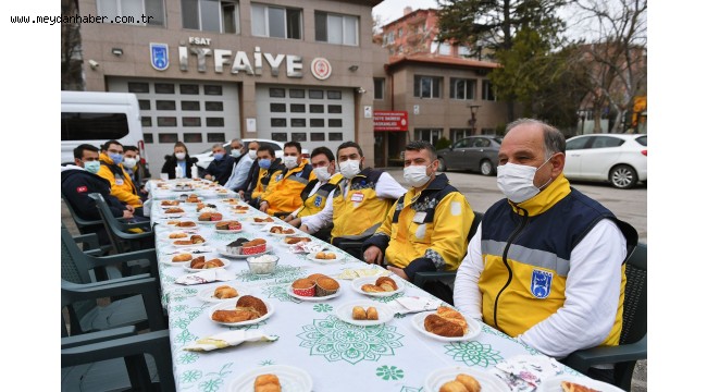 BÜYÜKŞEHİR BELEDİYESİNDEN SAĞLIK ÇALIŞANLARINA JEST