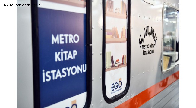 BÜYÜKŞEHİR'DEN OKUMA ALIŞKANLIĞINI ARTIRACAK YENİ HİZMET: METRO KİTAP İSTASYONU AÇILDI 