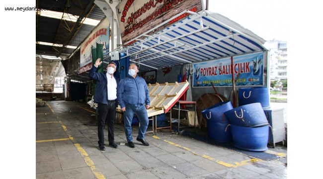 ÇAMKIRAN PAZAR YERİ YENİLENİYOR