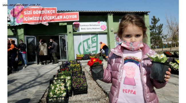 ÇANKAYA BELEDİYESİNDEN ÇİÇEK SATIŞ MAĞAZASI