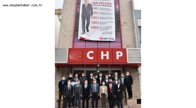 CHP'DE İLÇE BAŞKANLARI TOPLANTISI GERÇEKLEŞTİ