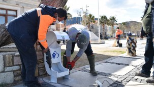 FOÇA'DA CAN DOSTLAR İÇİN YUVA VE MAMA KAPLARI