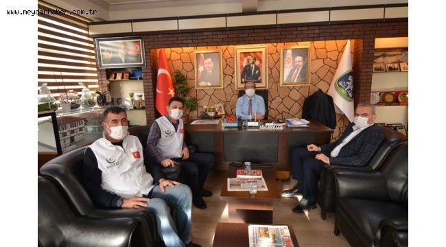 HAYRAT İNSANİ YARDIM DERNEĞİNDEN BAŞKAN ÇÖL'E ZİYARET