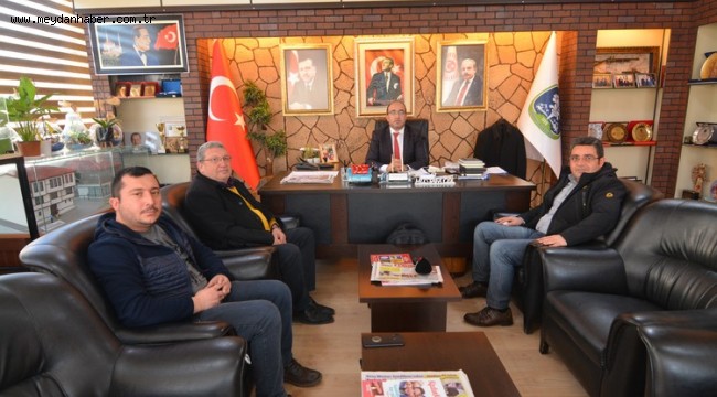 İHA İL TEMSİLCİLİĞİNDEN BAŞKAN MUSTAFA ÇÖL'E ZİYARET