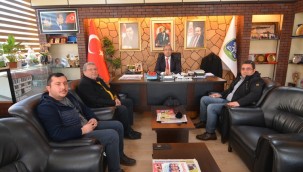 İHA İL TEMSİLCİLİĞİNDEN BAŞKAN MUSTAFA ÇÖL'E ZİYARET