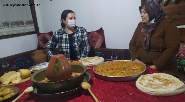 İl Kültür Turizm Müdürlüğü "Halk Mutfağı" Çalışmasına Kızılcahamam da Katıldı