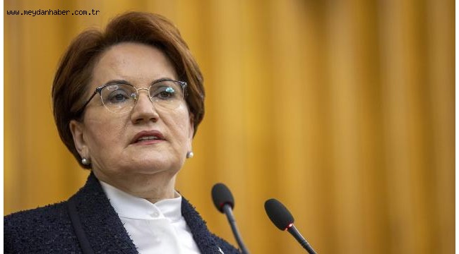 İyi Parti Genel Başkanı Akşener: ''Ümit Özdağ'a siyasi hayatında başarılar diliyorum''