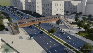 İzmir Büyükşehir Belediyesi'nden üst geçit projelerine estetik dokunuş