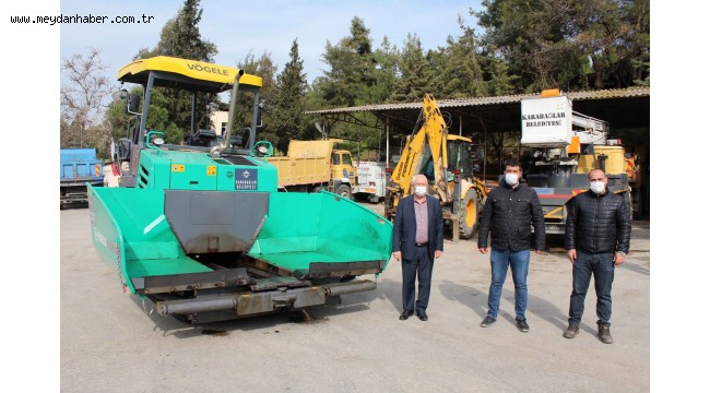 Karabağlar Belediyesi Şantiyesi'ne son teknoloji araçlar