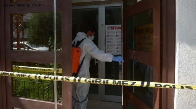 Kastamonu'da bir apartman karantinaya alındı