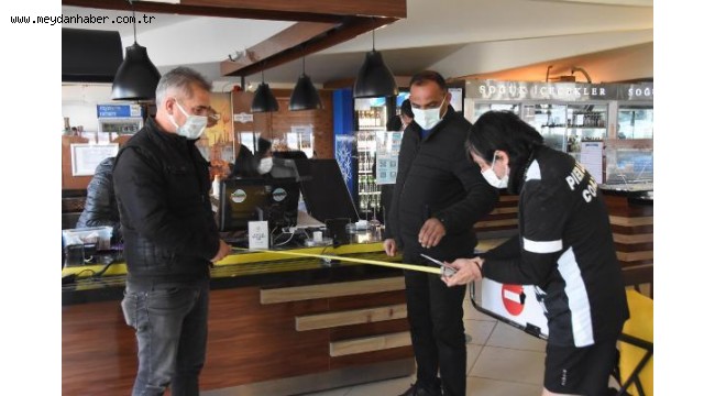 Kent A.Ş. tesislerinde "Korona Hakemi" sahada