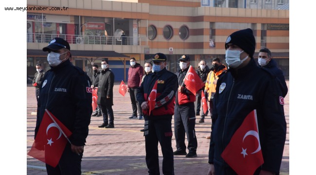 Keşan Belediyesi, İstiklal Marşı'nı 100. yılda gururla söyledi