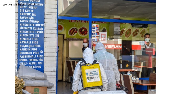 MANSUR YAVAŞ'TAN ESNAFA HİJYEN VE İŞGAL HARCI DESTEĞİ