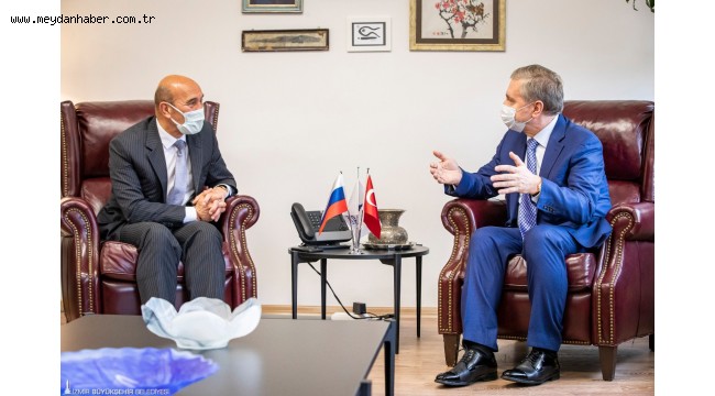 Moskova Hükümet Bakanı Cheremin'den Soyer'e ziyaret