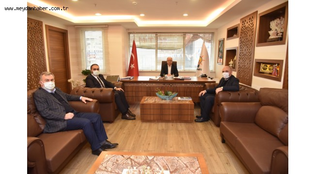ORHANGAZİ BELEDİYE BAŞKANI BEKİR AYDIN, İL BAŞKANINI ZİYARET ETTİ