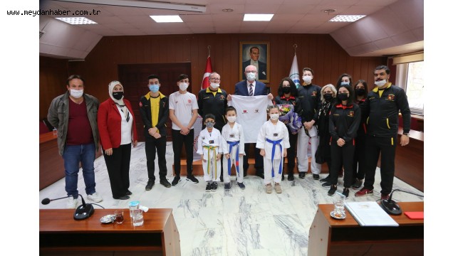 Reaksiyon Spor Kulübü Başkan Kurt'u ziyaret etti