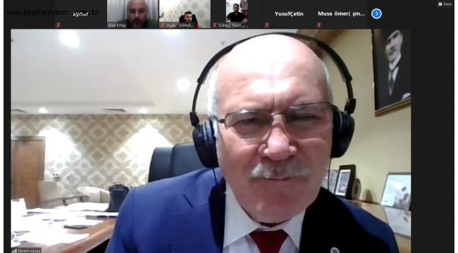 Rektör Savaş, Ortaokul Öğrencileriyle Çevrimiçi Buluştu