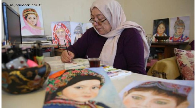 "Ressamlık" hayalini emekli olunca gerçekleştirdi