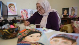 "Ressamlık" hayalini emekli olunca gerçekleştirdi