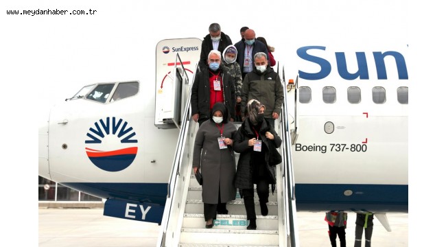 ŞEHİT AİLELERİ VE GAZİLERİ BAŞKAN BİLGİN UĞURLADI