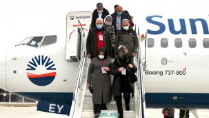 ŞEHİT AİLELERİ VE GAZİLERİ BAŞKAN BİLGİN UĞURLADI