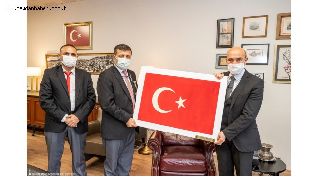 Şehit ve gazi derneklerinden Başkan Soyer'e ziyaret