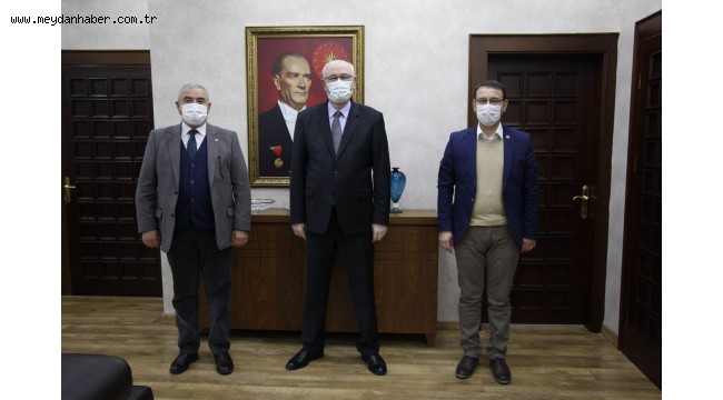 Seyfettin Çalışkan Başkan Kurt'u ziyaret etti