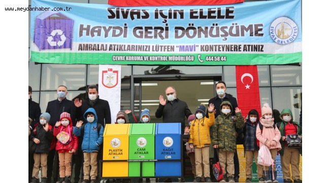 SİVAS BELEDİYESİNDEN SIFIR ATIK PROJESİNE TAM DESTEK…