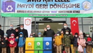 SİVAS BELEDİYESİNDEN SIFIR ATIK PROJESİNE TAM DESTEK…