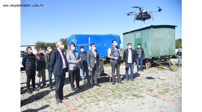 Sivrisinekle mücadelede dronla ilaçlama yöntemi