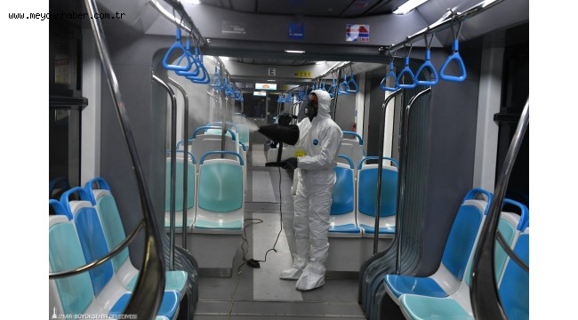 Toplu ulaşım araçlarına gün boyu dezenfeksiyon