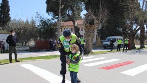 Yaya güvenliği için Sarayköy'de kırmızı çizgi çekildi