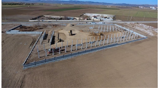 YENİ HAL KOMPLEKSİMİZDE ÇALIŞMALAR DEVAM EDİYOR