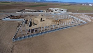 YENİ HAL KOMPLEKSİMİZDE ÇALIŞMALAR DEVAM EDİYOR