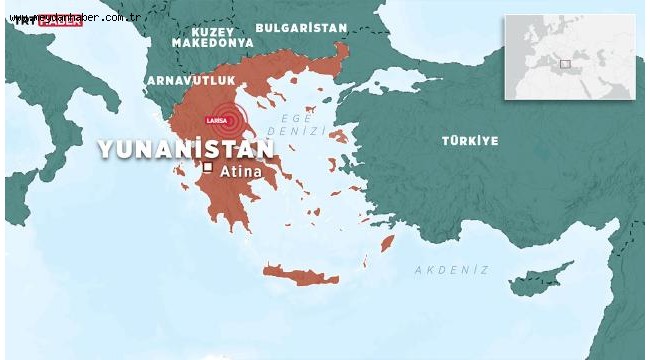 Yunanistan'da 4,3 büyüklüğünde deprem