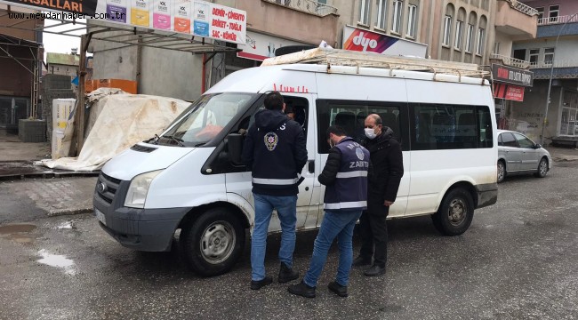ZABITA POLİS İŞBİRLİĞİNDE KORONAVİRÜS DENETİMLERİ DEVAM EDİYOR