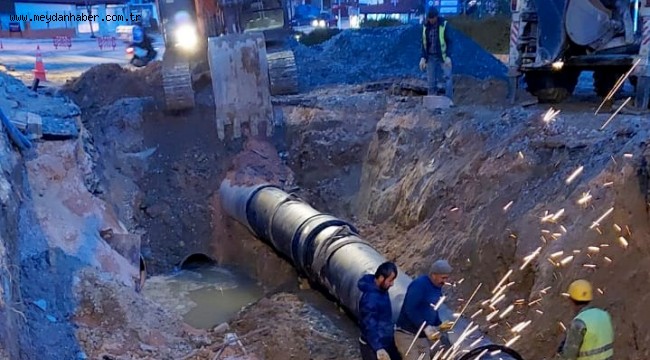 10 BİN TONLUK DEPODA BAĞLANTILAR TAMAMLANDI