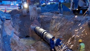 10 BİN TONLUK DEPODA BAĞLANTILAR TAMAMLANDI