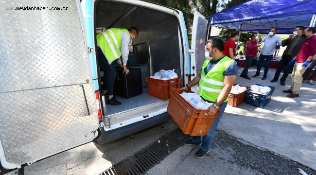 176 bin 500 kişilik iftar yemeği dağıtıldı