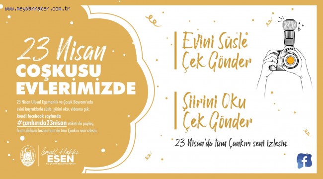 23 Nisan'da Evini Süsle, Şiirini Oku Çek Gönder