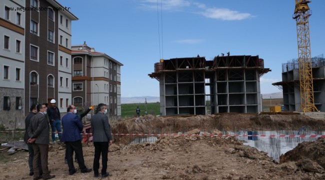 4. ETAP TOKİ KONUTLARI HIZLA YÜKSELİYOR