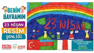 6 BİN ÇOCUK 23 NİSAN'I RESMETTİ