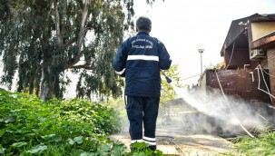 Adnan Menderes Bulvarı'nda temizlik ve ilaçlama